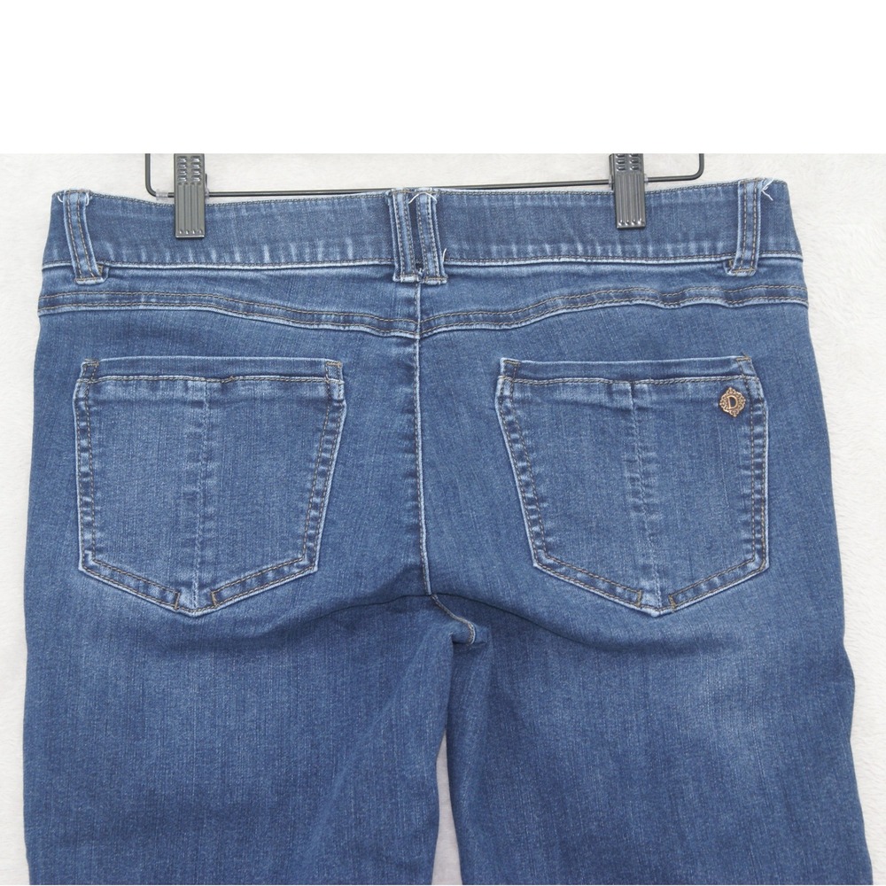 Democracy Ab solution Bootcut Jeans Dark Wash Blue Stretch Denim Womens Size 10 - Picture 9 of 15